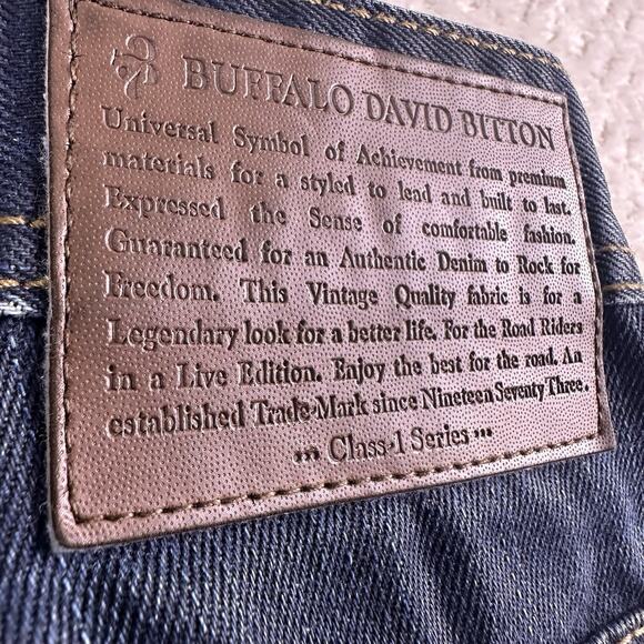 Buffalo David Bitton Men’s jeans Six slim Straights 36 (38x32) Cotton polyester - Picture 16 of 16